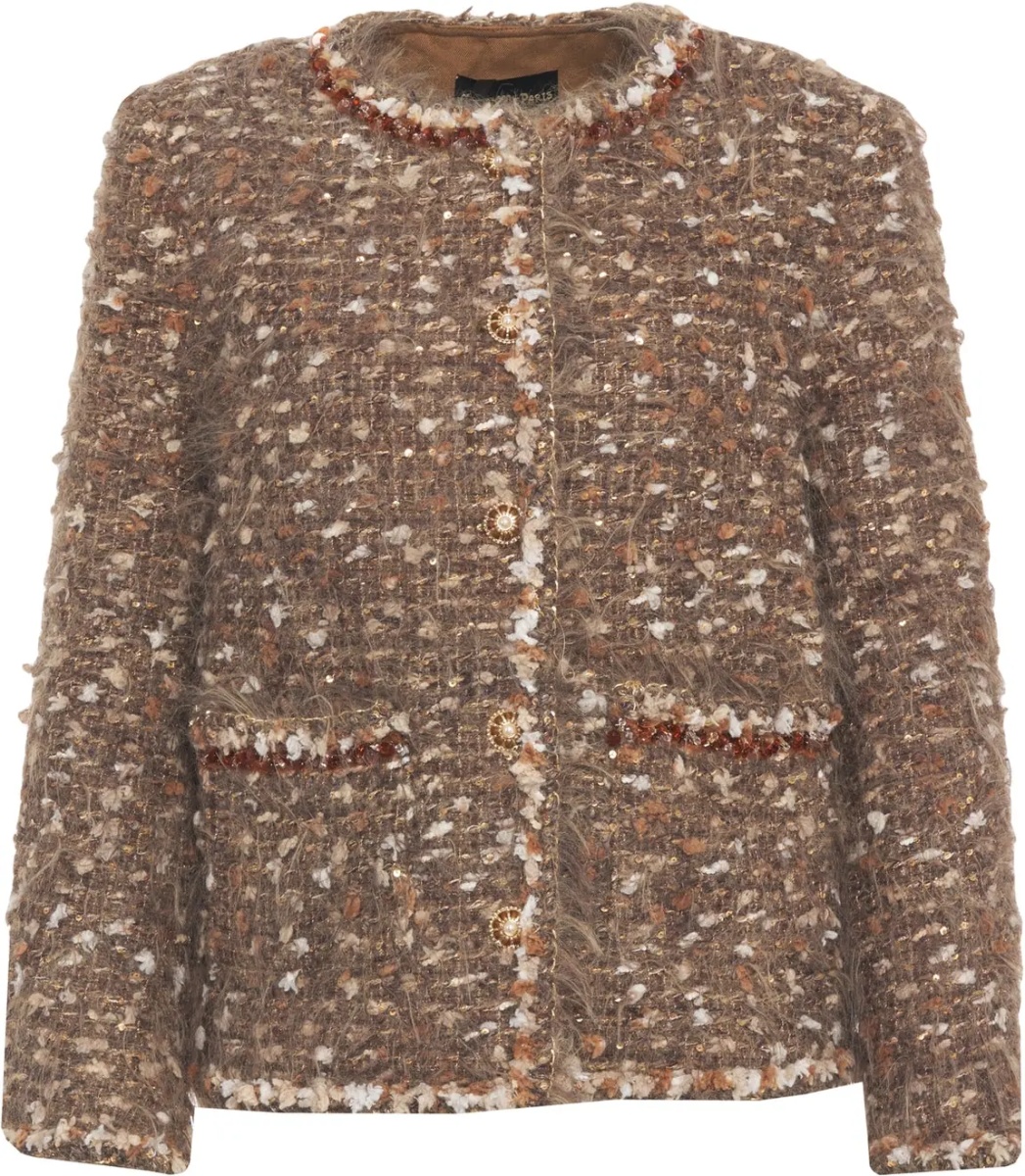 Jacheta Jacket with sequin application - Img 2