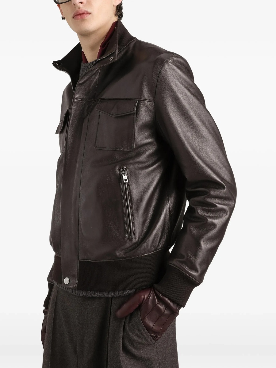 Jacheta Lambskin Jacket with zip - Img 6