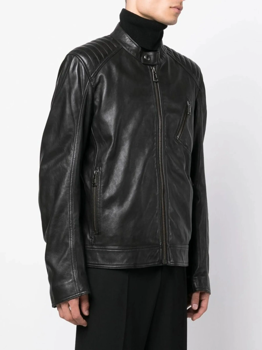 Jacheta Lambskin V Racer Jacket - Img 3
