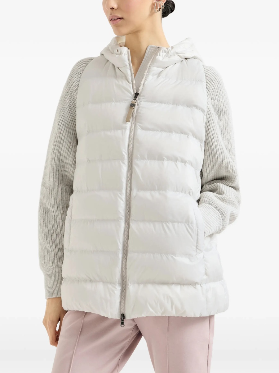 Jacheta Long monil chain Puffer Jacket - Img 5