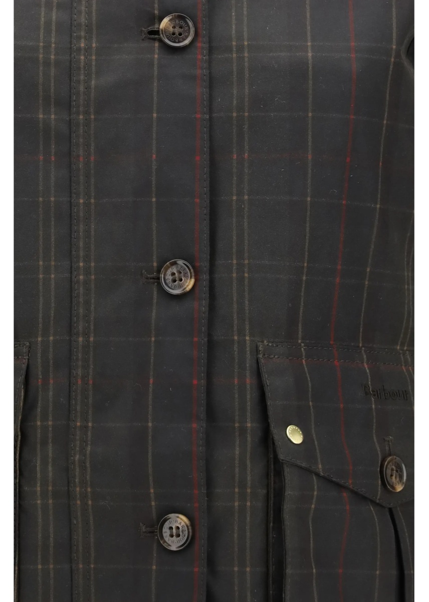 Jacheta Marena check waxed Jacket - Img 3
