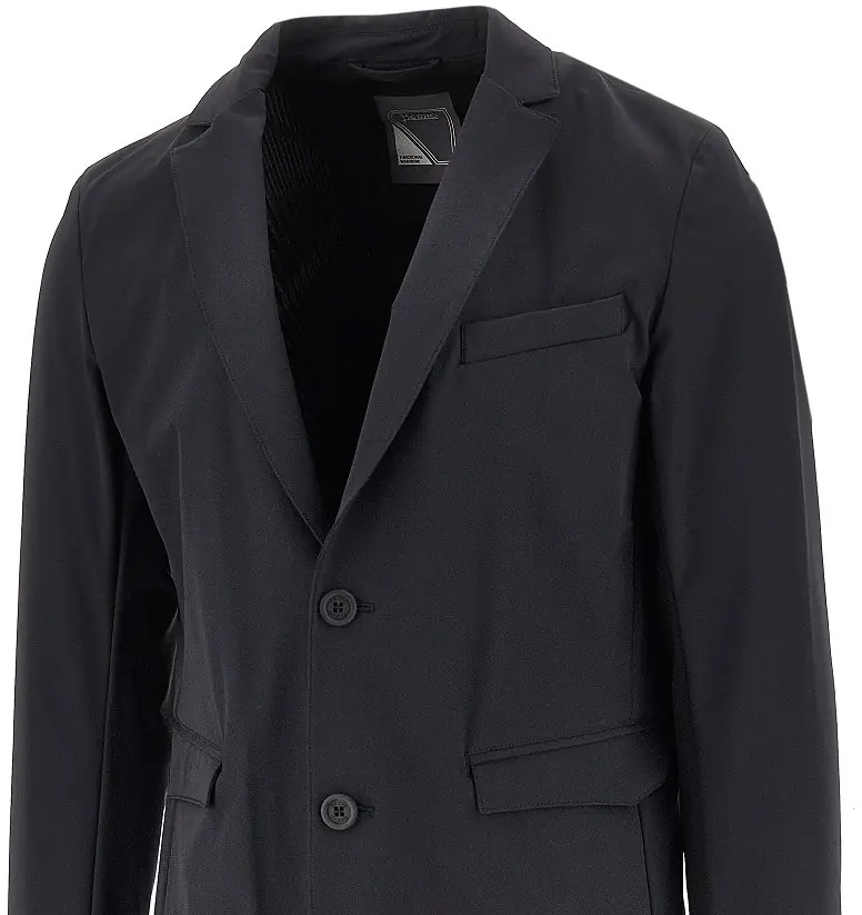 Jacheta Nylon twill single-breasted jacket - Img 2
