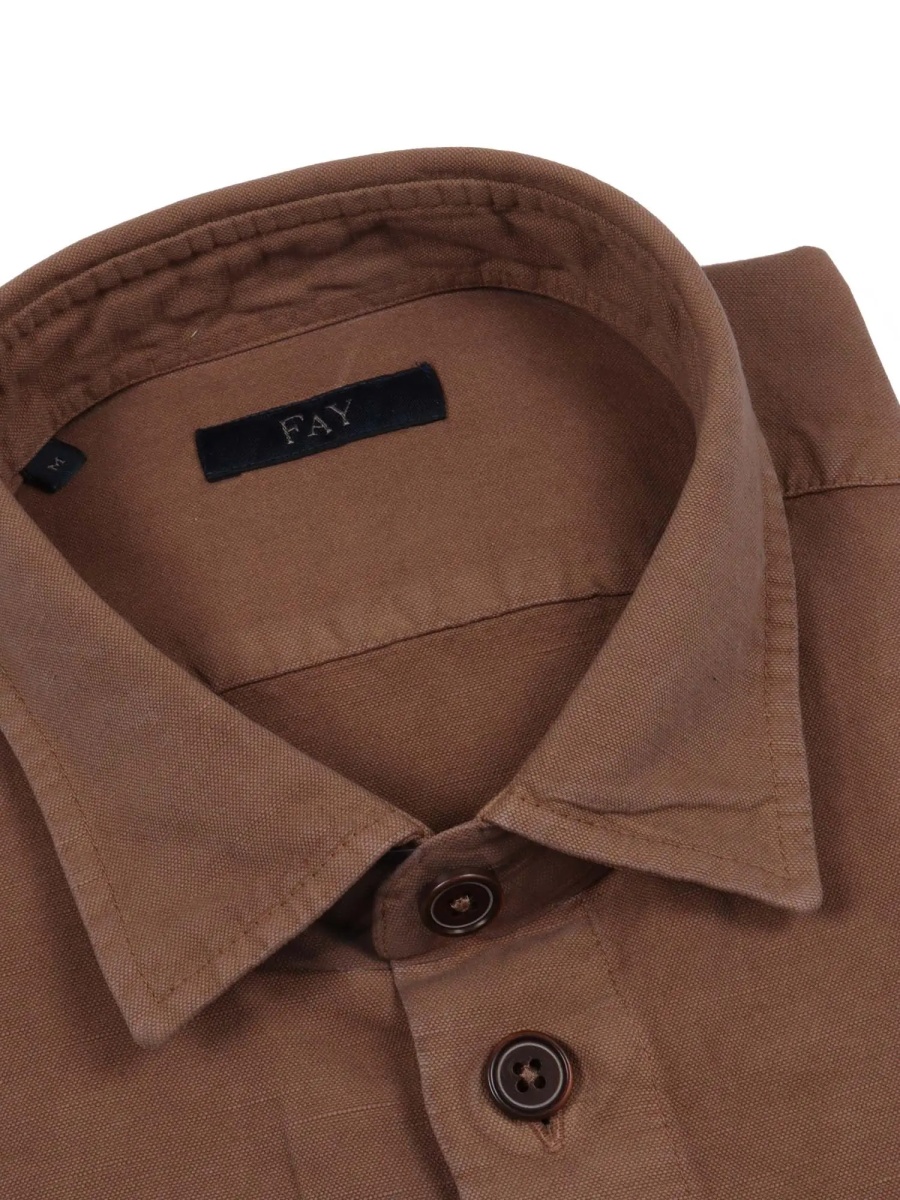 Jacheta OVERSIZED SHIRT-JACKET WITH POCKETS Fay OVERSIZED SHIRT-JACKET WITH POCKETS - Img 3