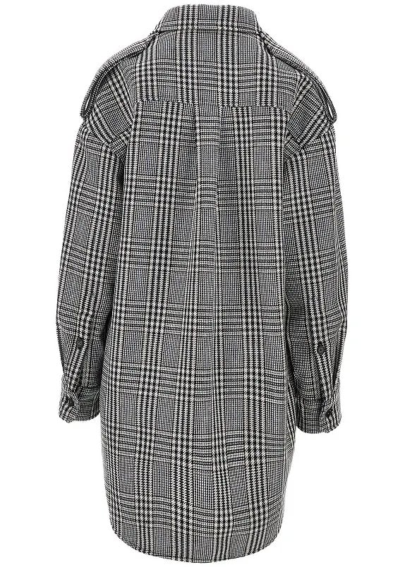 Jacheta Prince of Wales wool overshirt - Img 3