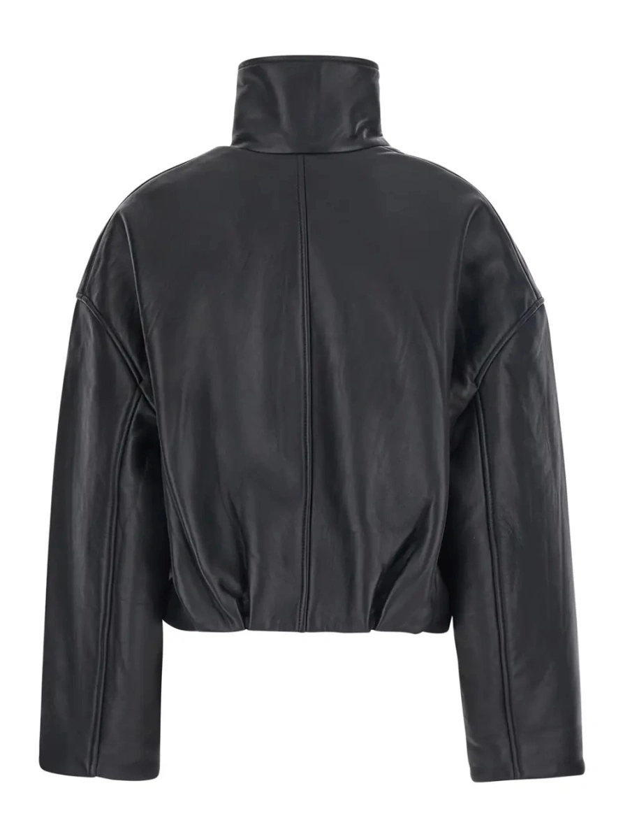 Jacheta ROTATE Birger Christensen neagra din piele - Img 2