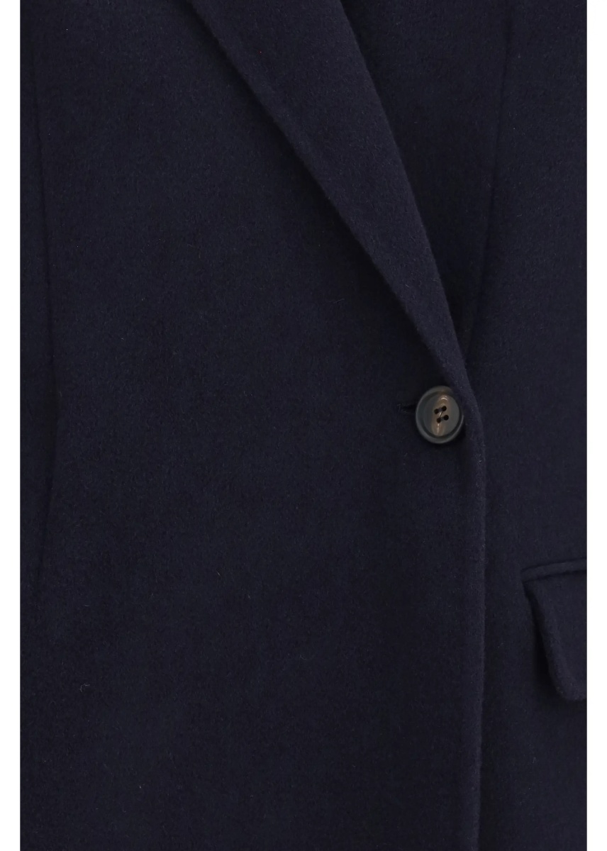 Jacheta Single-breasted wool and cashmere Jacket - Img 3