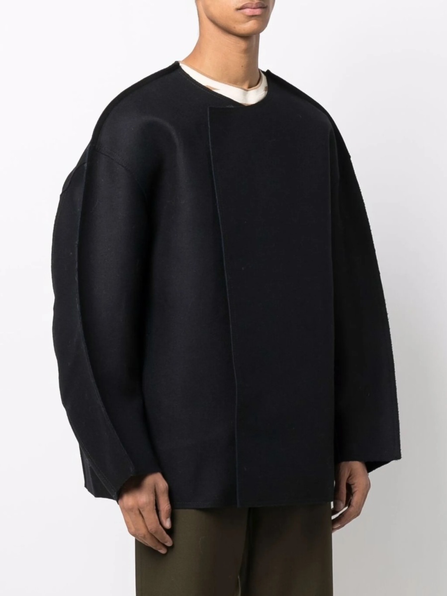 Jacheta SUNNEI neagra din bumbac si polyester - Img 3