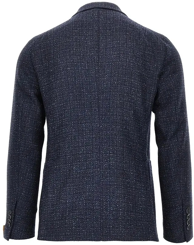 Jacheta Tagliatore albastra din tweed - Img 3
