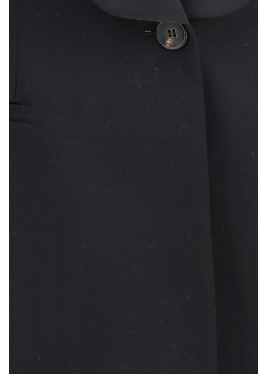 Jacheta Wool Jacket with shawl lapels - Img 3