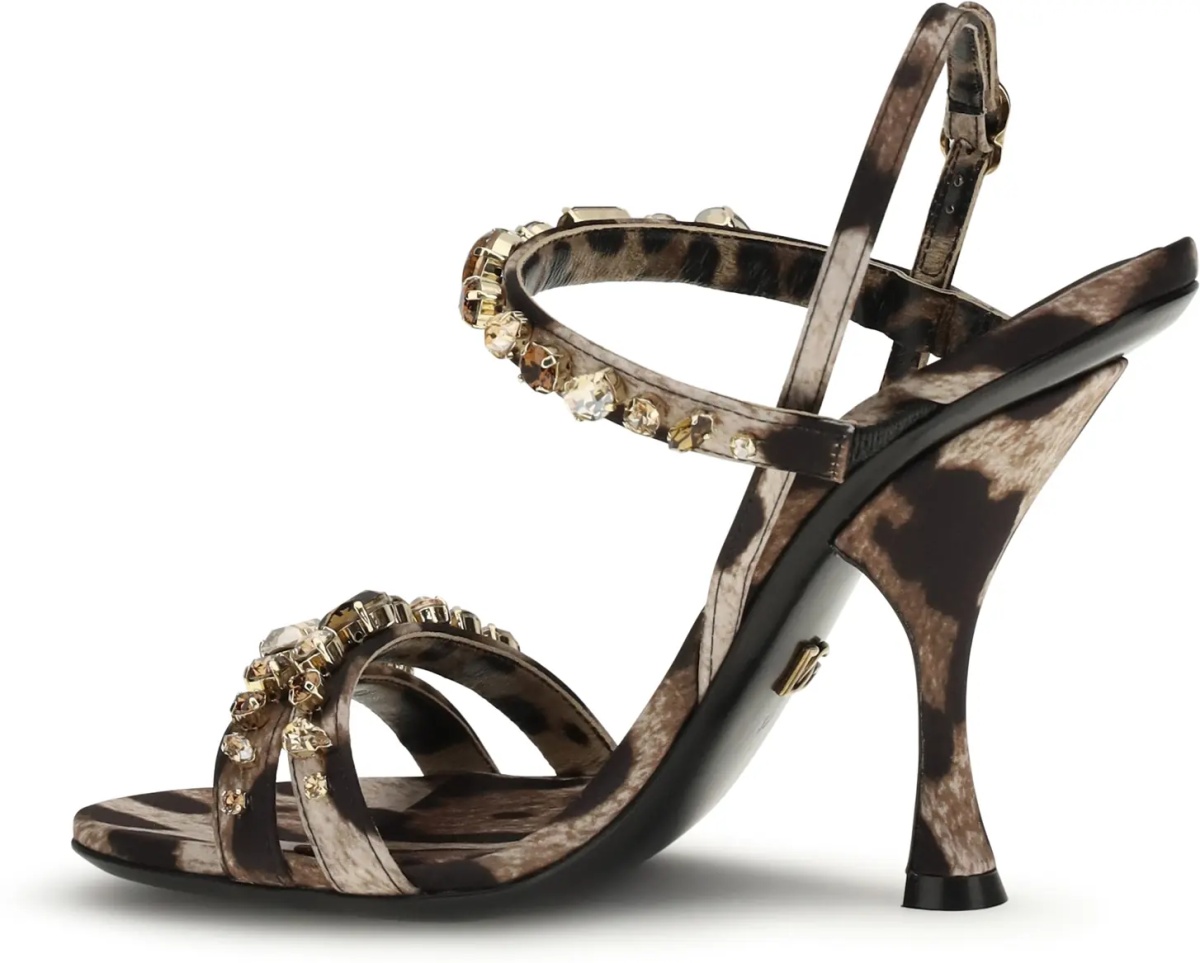 Keira leopard-print Sandals - Img 3