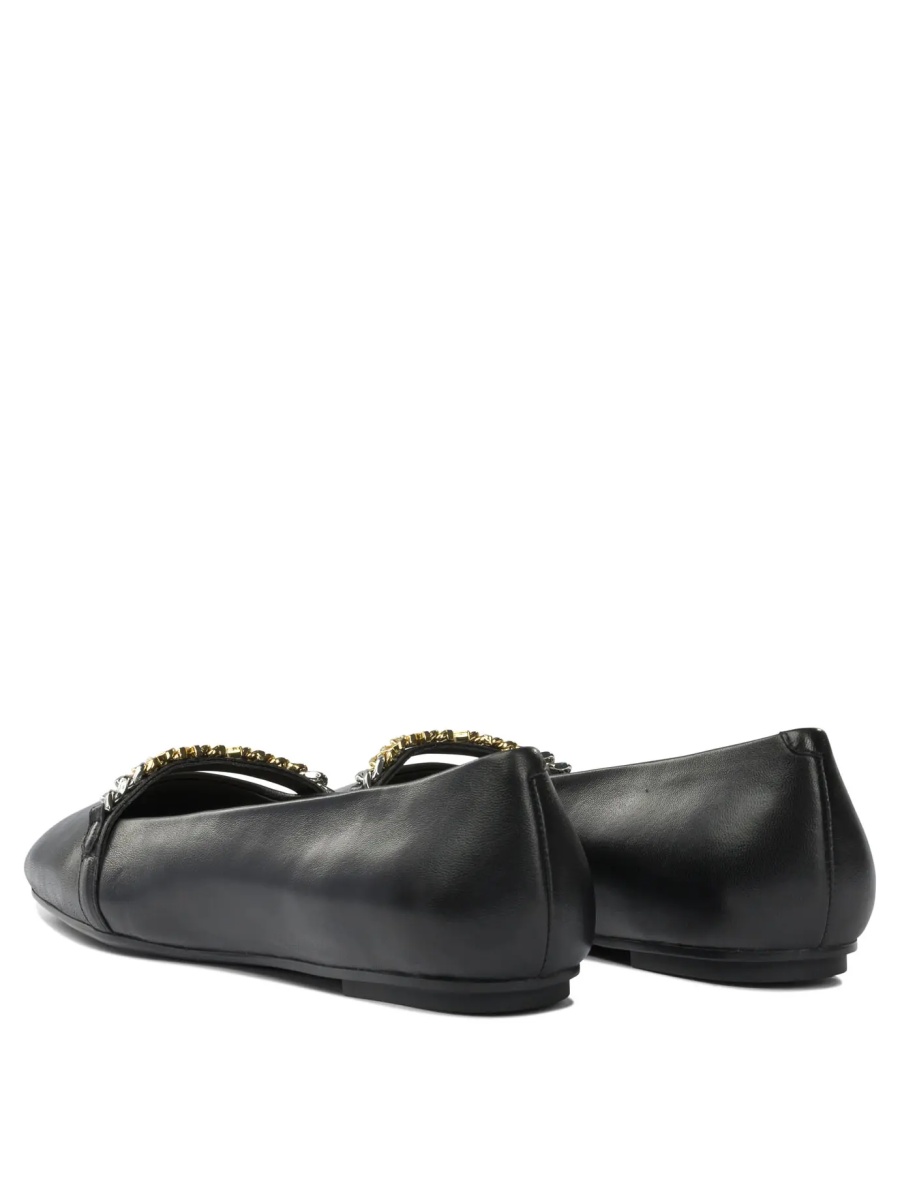 Leather ballet flats with square toe - Img 4
