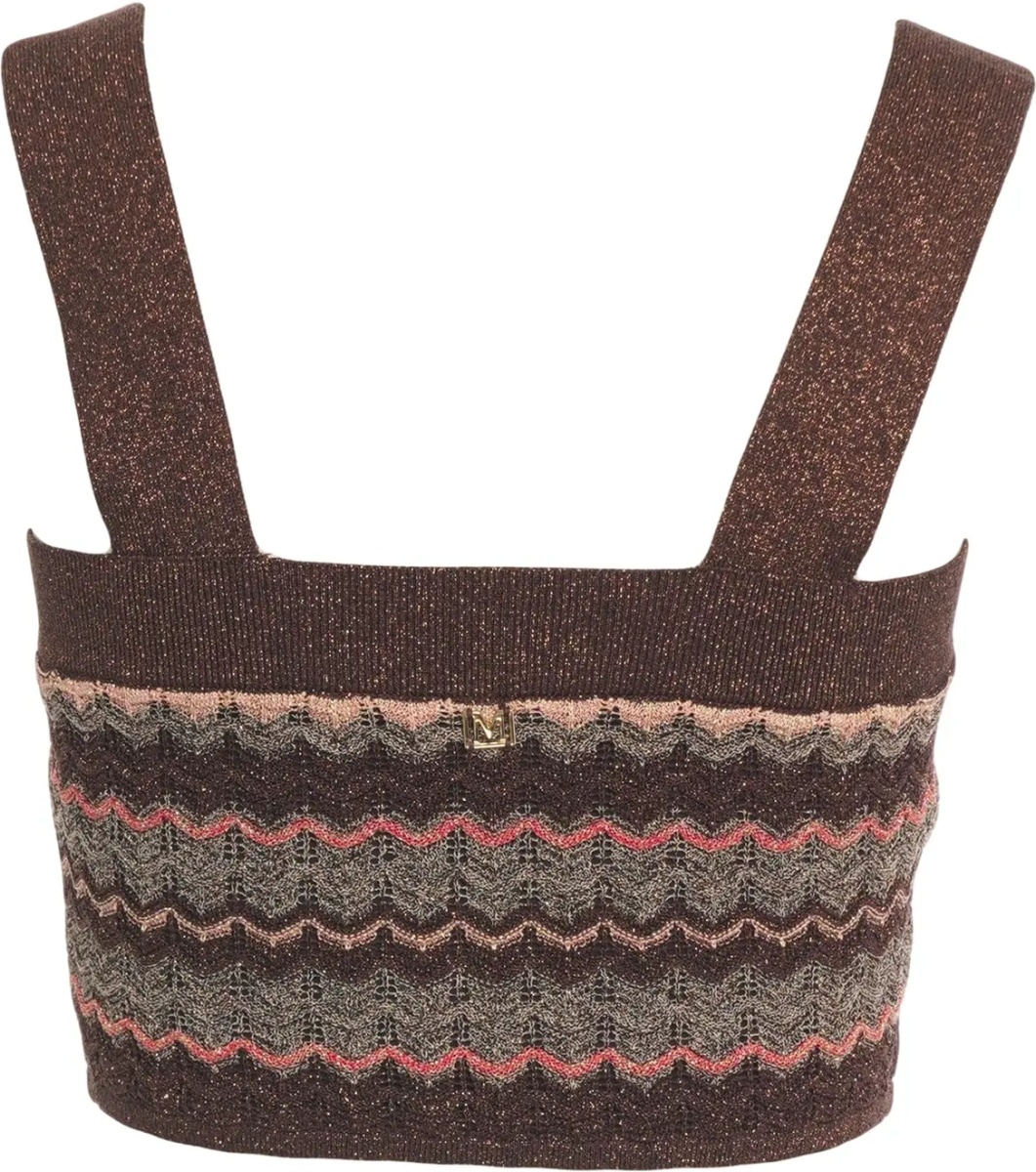 Maiou Knit top with lurex details - Img 3