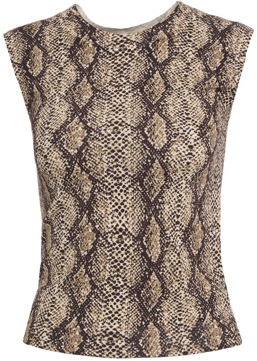 Maiou Top with phyton print - Img 2