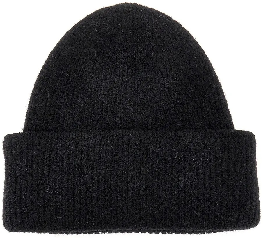 Manusi Knitted beanie hat with gros-grain logo - Img 2