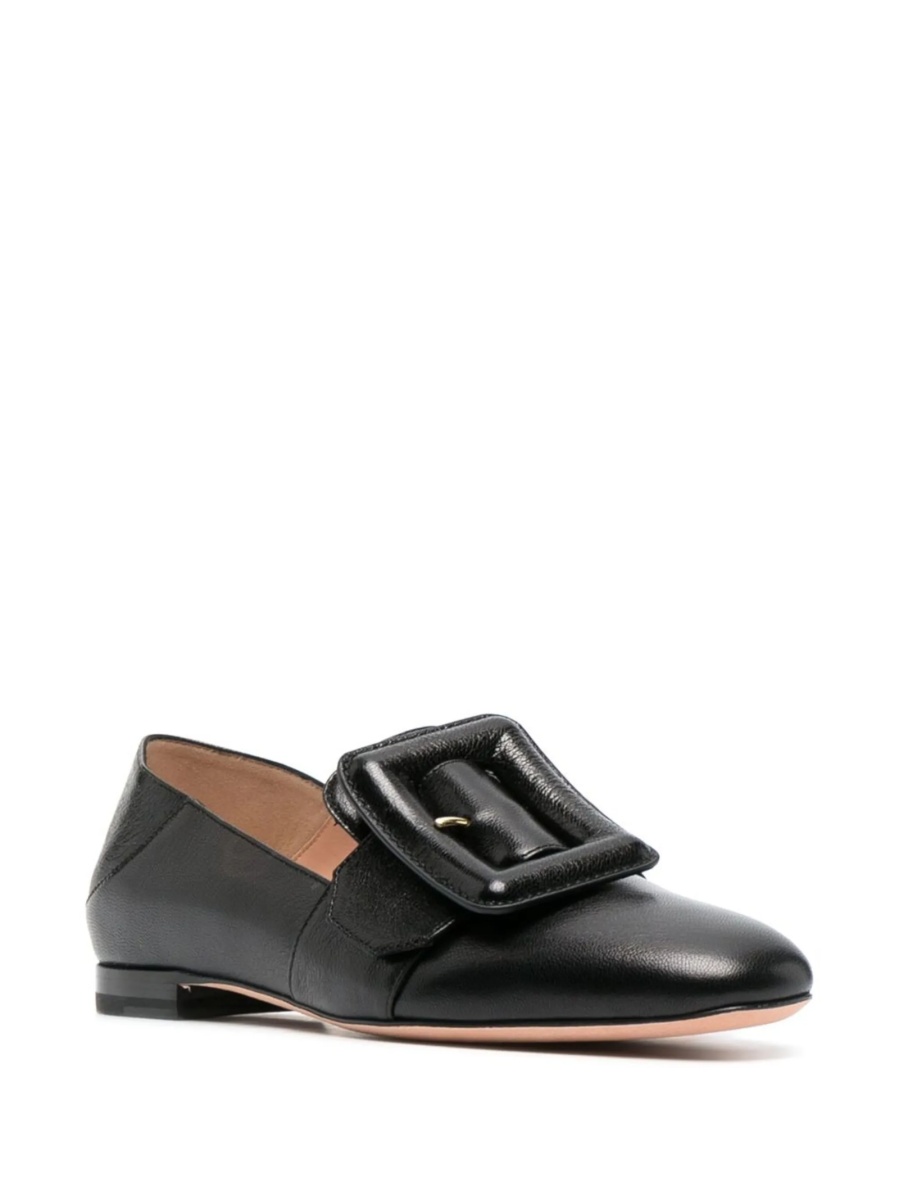 Mocasini Bally negri din piele - Img 2