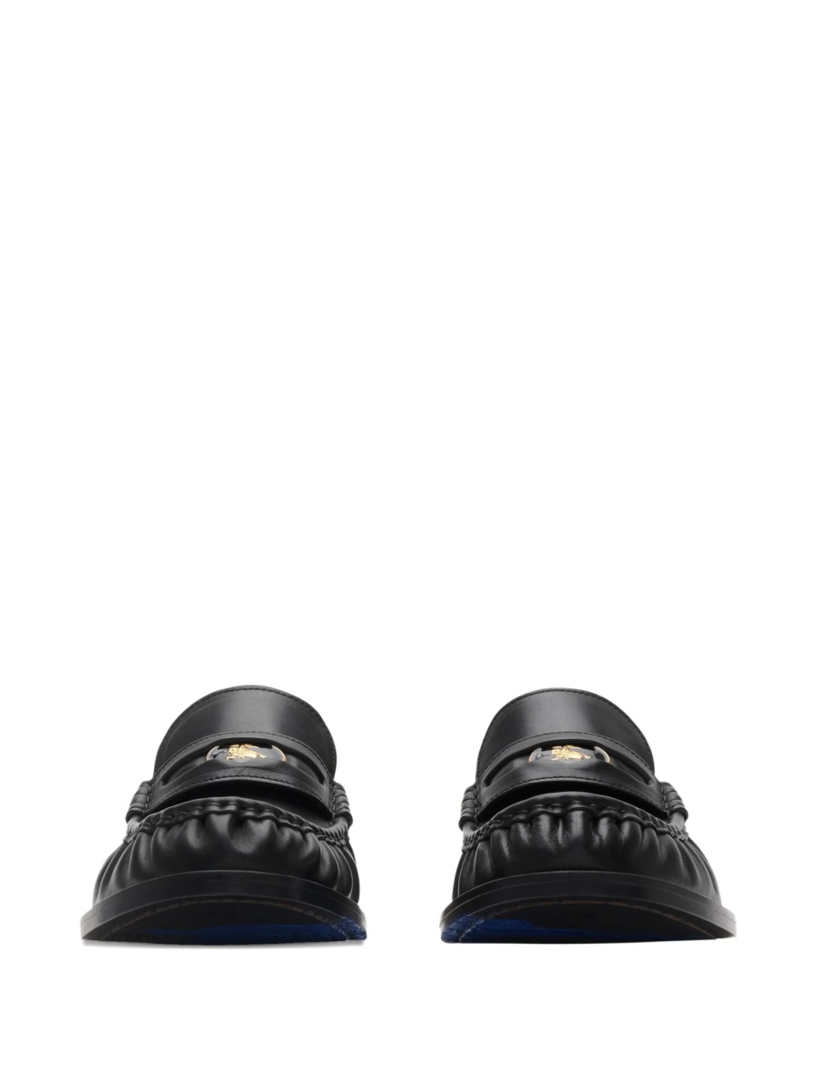 Mocasini Burberry negri din piele - Img 2