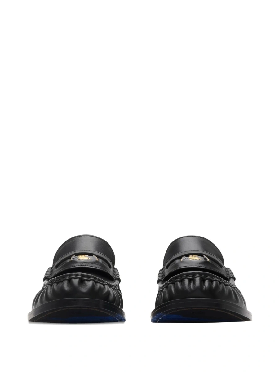 Mocasini Burberry negri din piele - Img 2