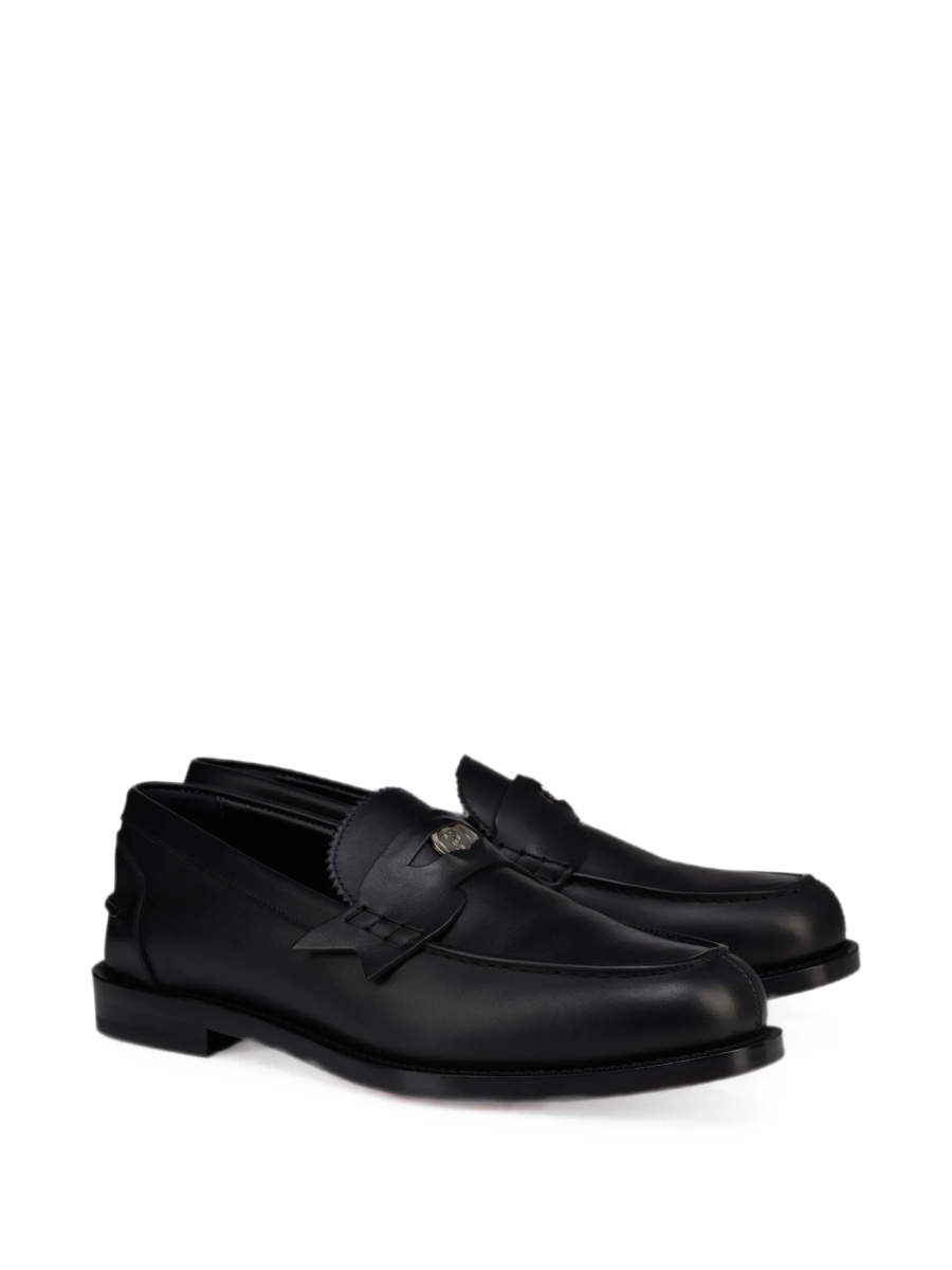 Mocasini Christian Louboutin negri din piele - Img 2