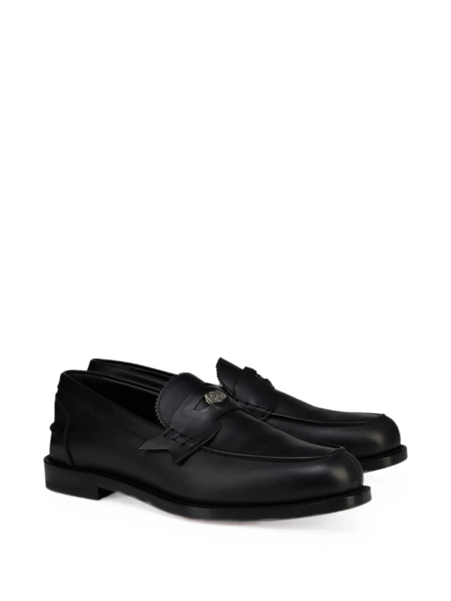 Mocasini Christian Louboutin negri din piele - Img 2