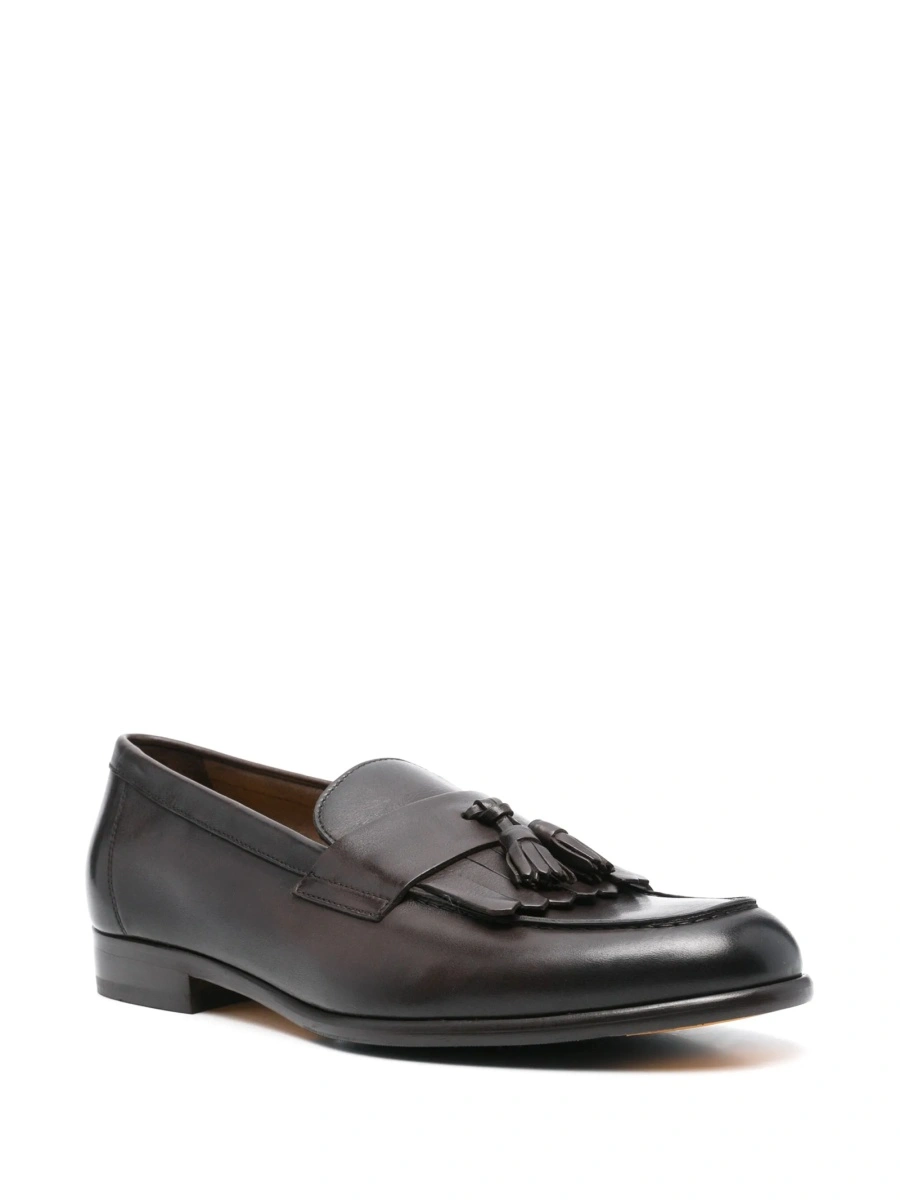 Mocasini Doucal's maro din piele - Img 2