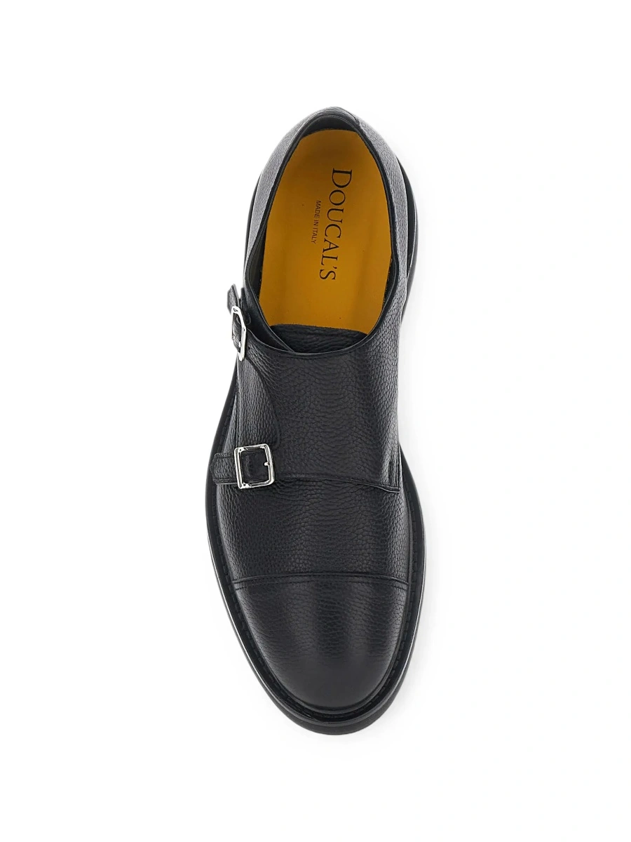 Mocasini Doucal's negri din piele - Img 7