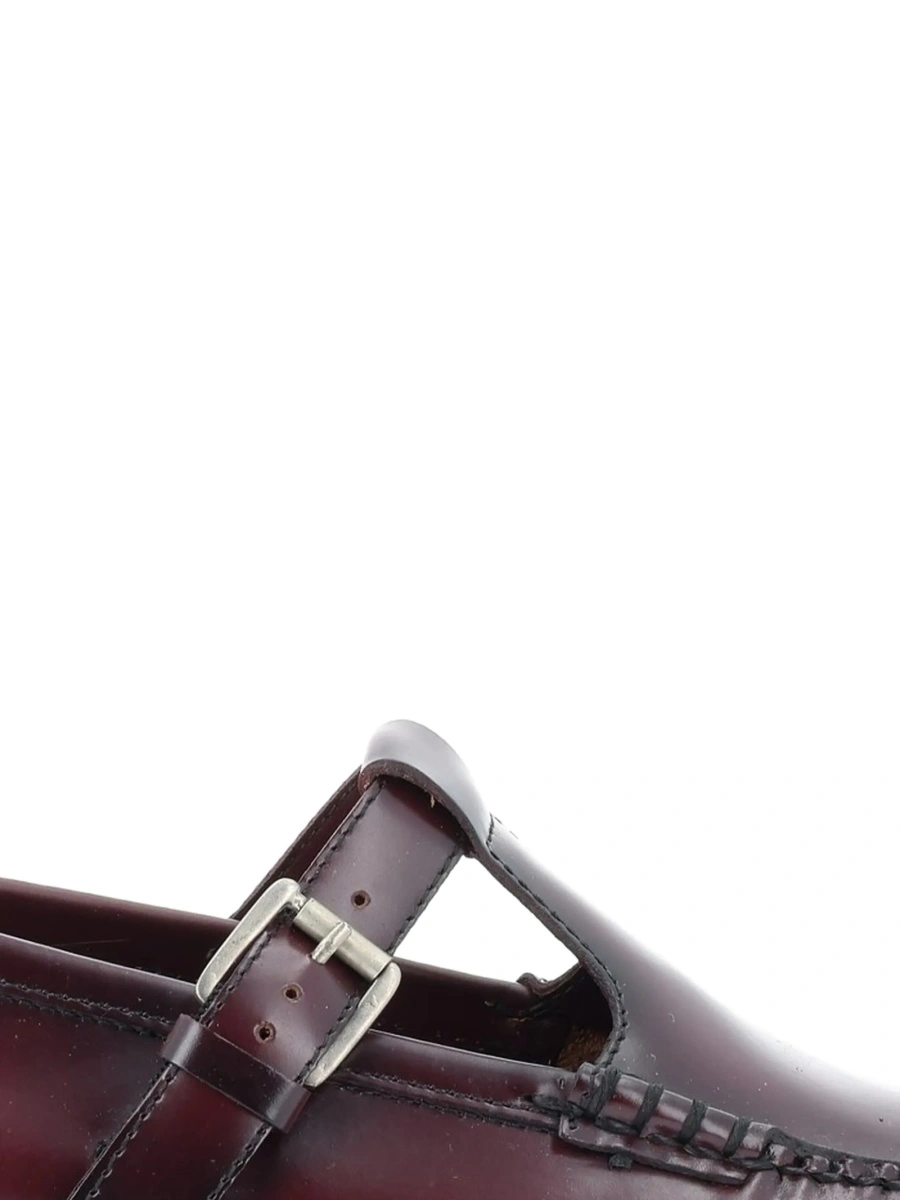 Mocasini G.H. BASS rosii din piele - Img 2