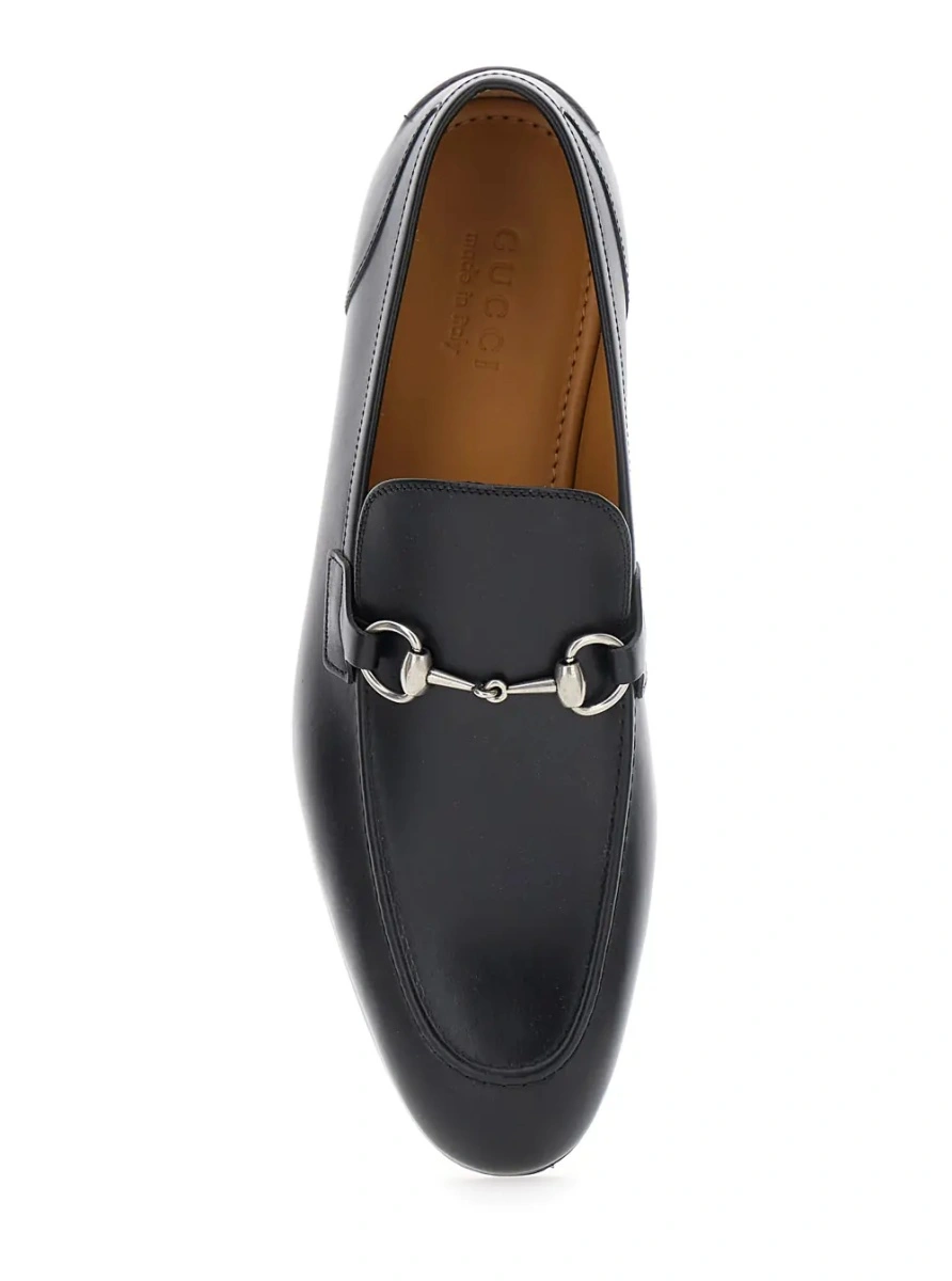 Mocasini Gucci negri din piele 'Jordan' - Img 4