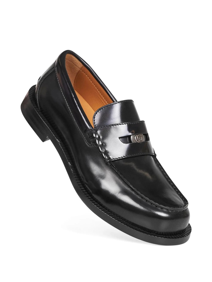 Mocasini Gucci negri din piele - Img 4