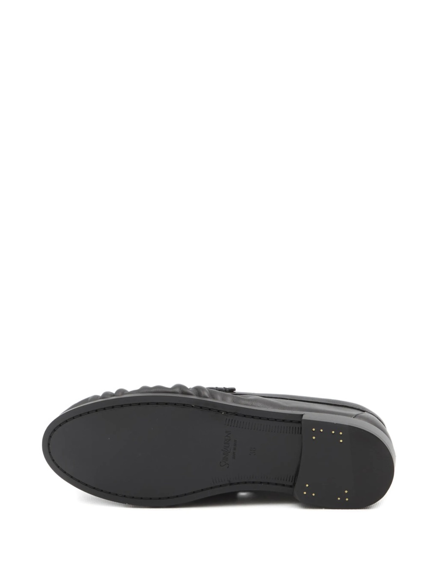 Mocasini Saint Laurent negri din piele - Img 5