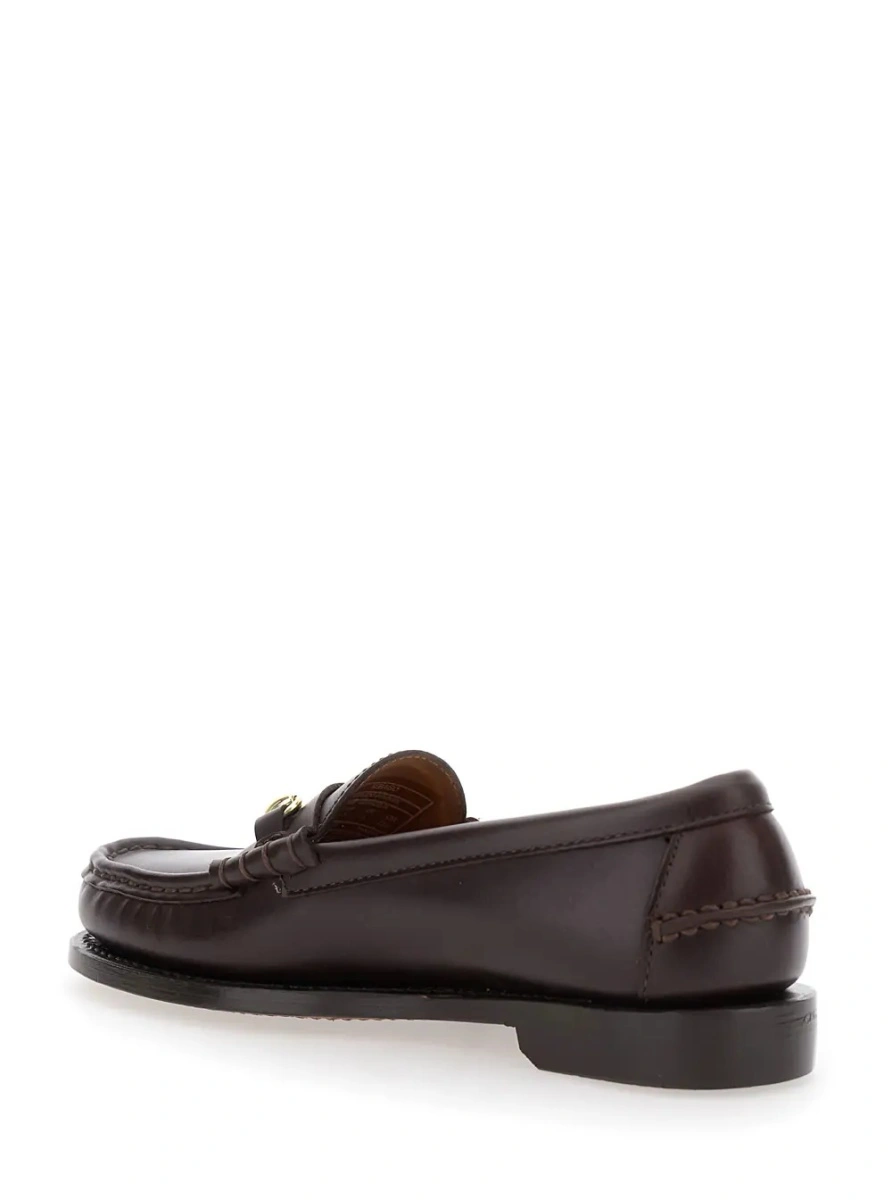 Mocasini Sebago maro din piele - Img 3