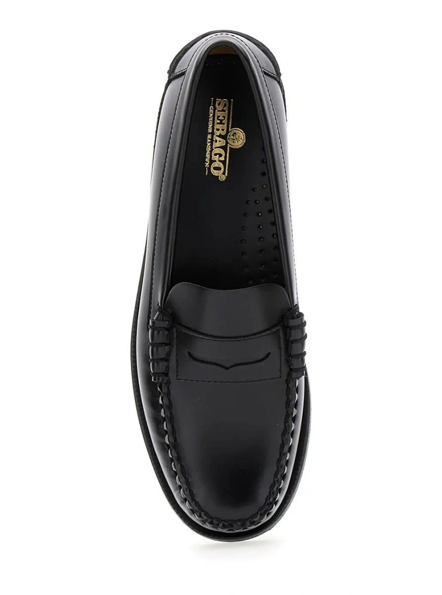 Mocasini Sebago negri din piele 'CLASSIC DAN WOMAN' - Img 4
