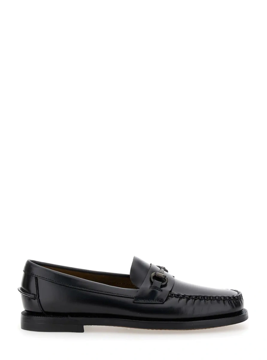 Mocasini Sebago negri din piele 'Joe' - Img 4