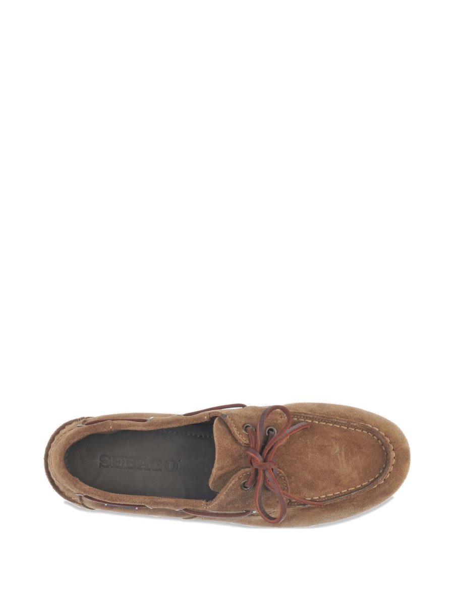 Mocasini Sebago neutri din piele intoarsa - Img 3