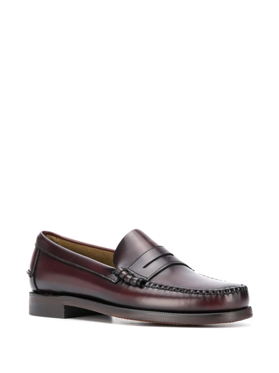 Mocasini Sebago rosii din piele - Img 2