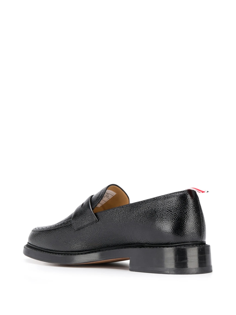Mocasini Thom Browne negri din cauciuc si piele - Img 3