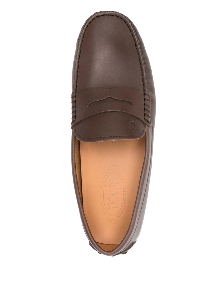 Mocasini TOD'S maro din piele - Img 4