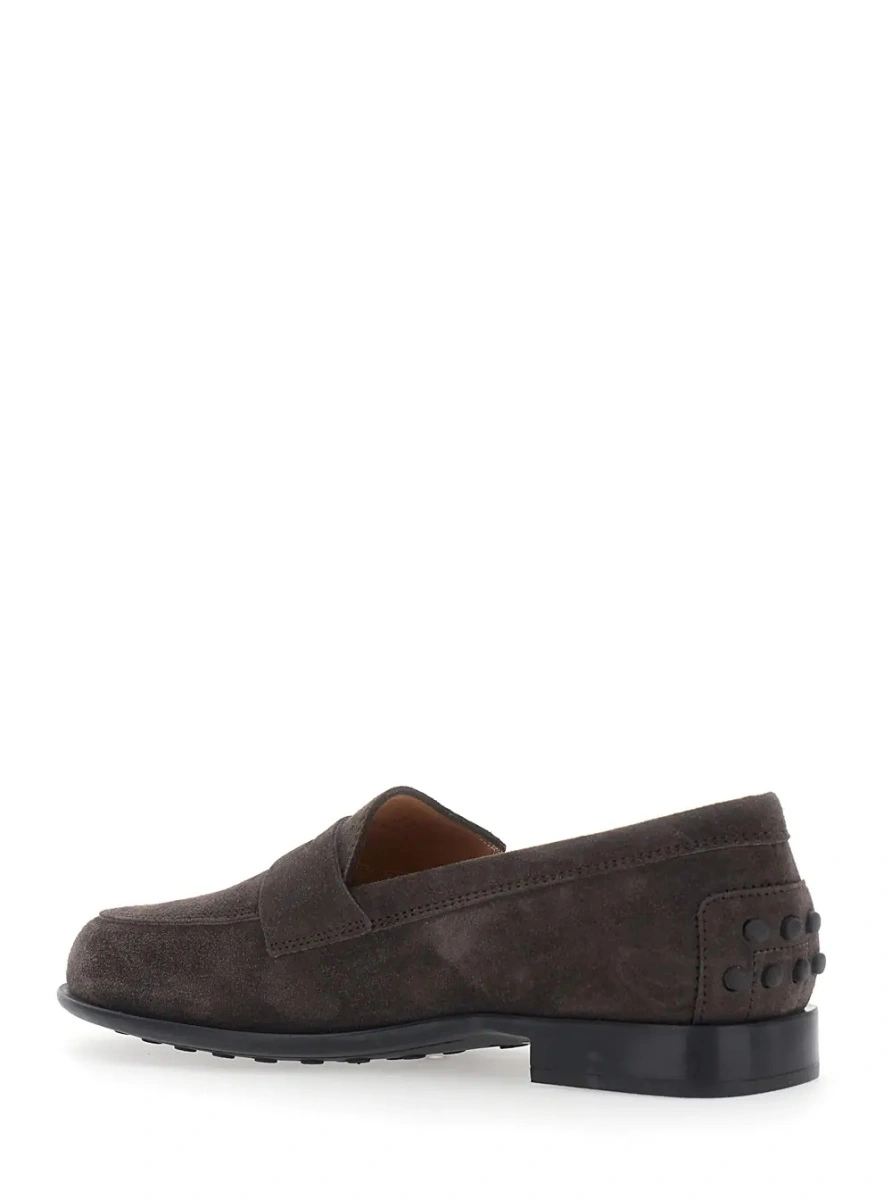 Mocasini TOD'S maro din piele - Img 3