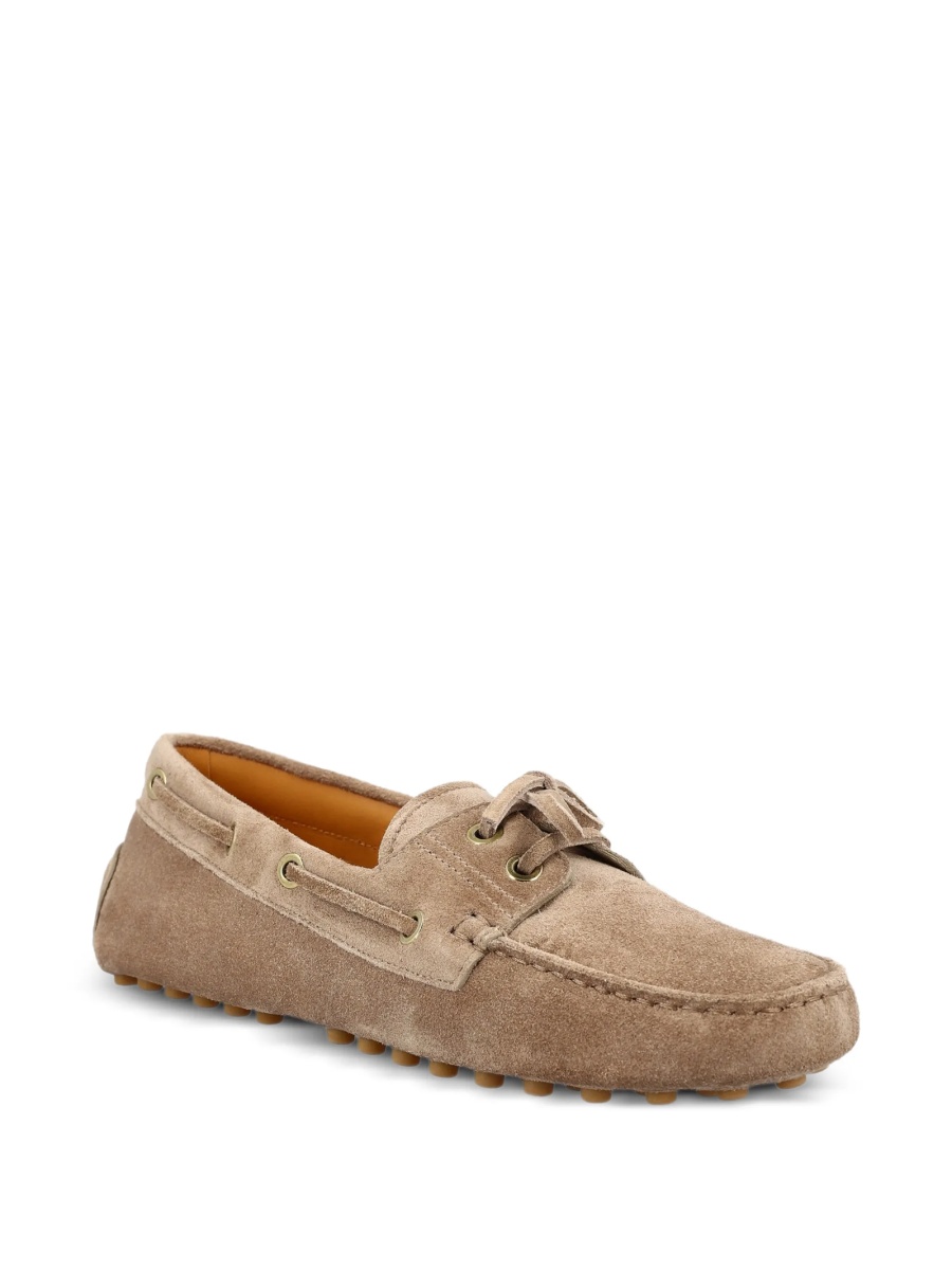 Mocasini TOD'S neutri din piele intoarsa - Img 2