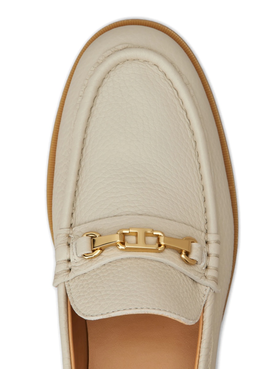 Mocasini TOD'S neutri din piele - Img 5