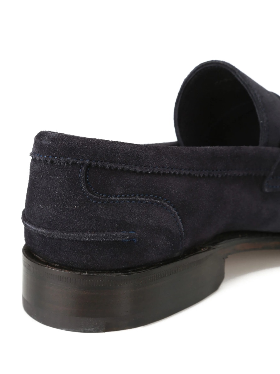 Mocasini TRICKER'S albastri din piele intoarsa - Img 5