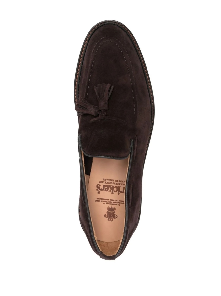 Mocasini TRICKER'S maro din piele - Img 4