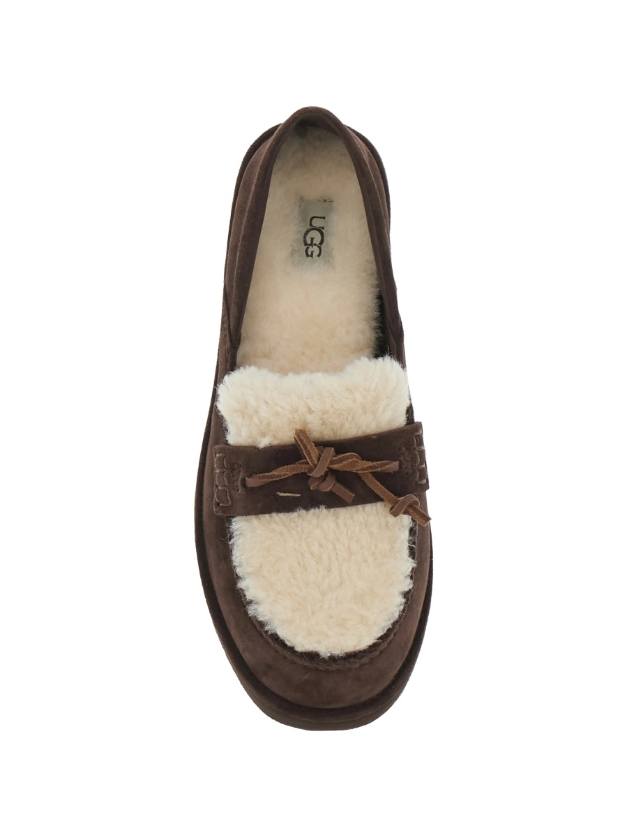 Mocasini UGG maro din lana reciclata si lyocell - Img 4