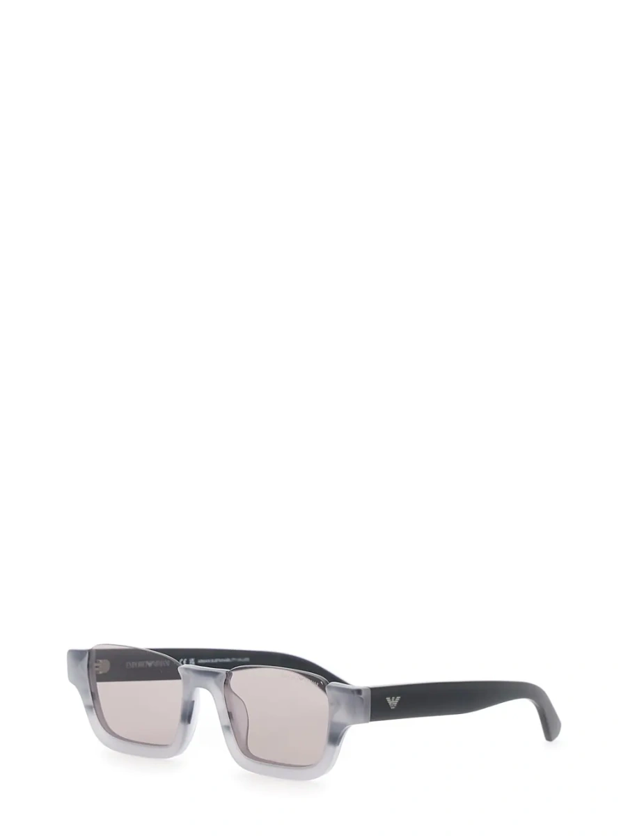 Ochelari Black glasses with thick temples and logo lettering in acetate unisex - Img 2