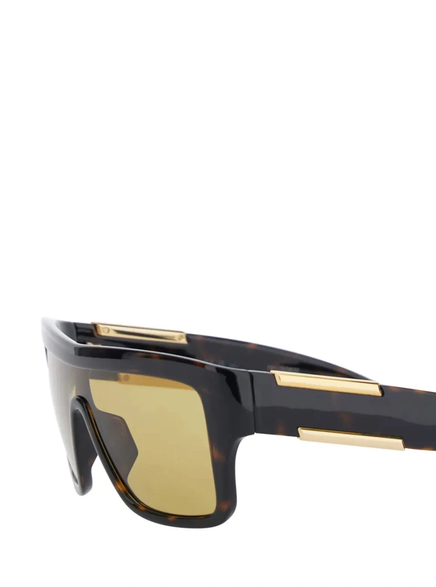 Ochelari de soare Bottega Veneta maro din plastic - Img 2