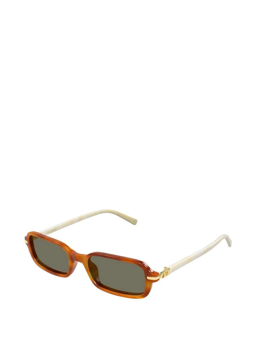 Ochelari de soare Valentino Garavani maro din acetat - Img 2