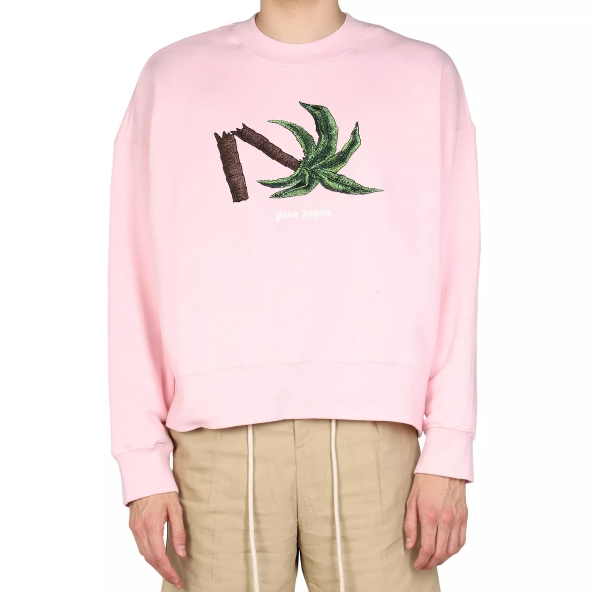 Palm Angels Logo Sweatshirt - Img 2