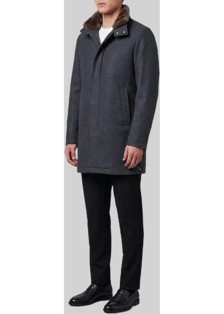Paltoane Anthracite Gray Coat - Img 3