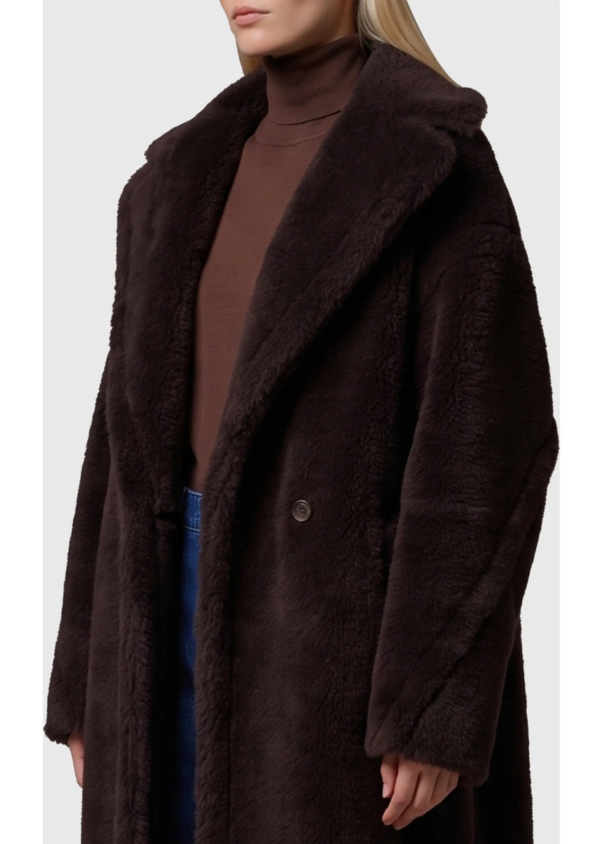 Paltoane Dark Teddy Bear Coat - Img 3