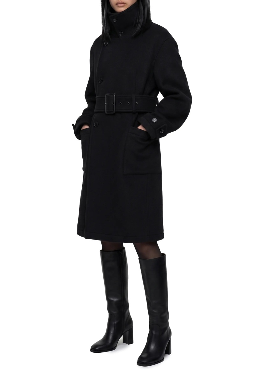 Paltoane Fitted Wrap Coat - Img 2