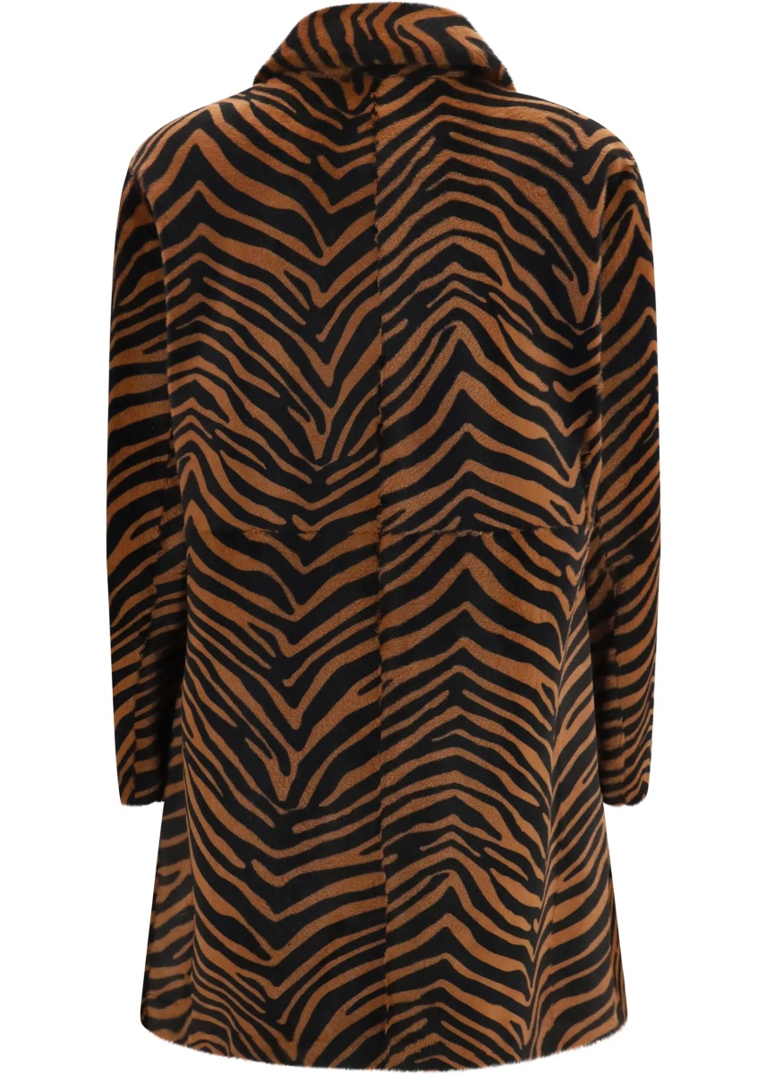 Paltoane P.A.R.O.S.H. Leopard print Coat - Img 2